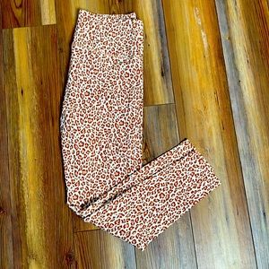 LOFT leopard leggings, Lou and Grey